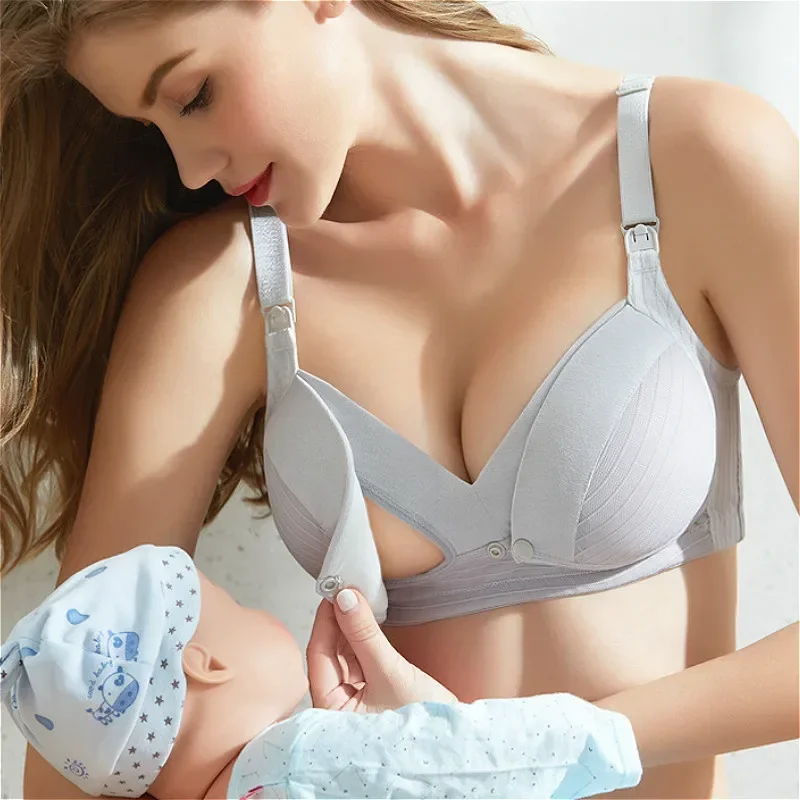 Nursing Bra Sleep - Soutien-gorge d'allaitement en fil de coton
