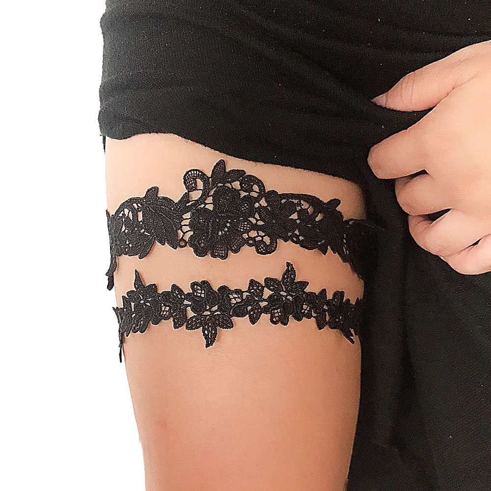 K02 mode doux Sexy dentelle po - Garter Belt Set avis et prix