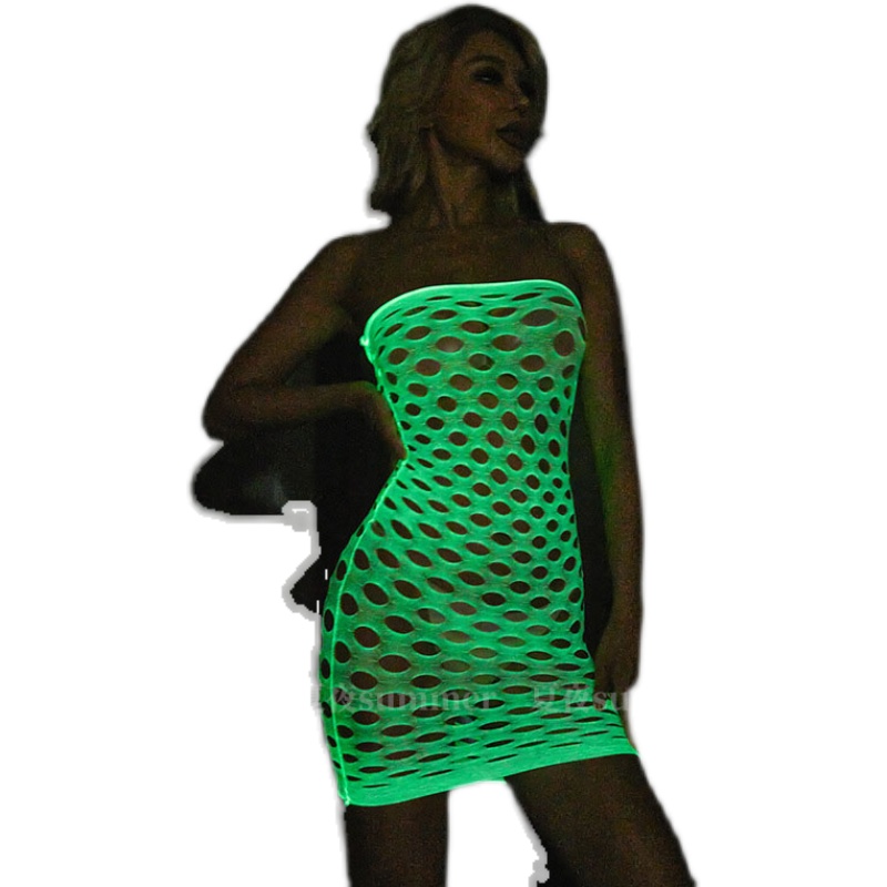 Body en résille lumineux qui b - Bodystocking Fishnet avis et prix