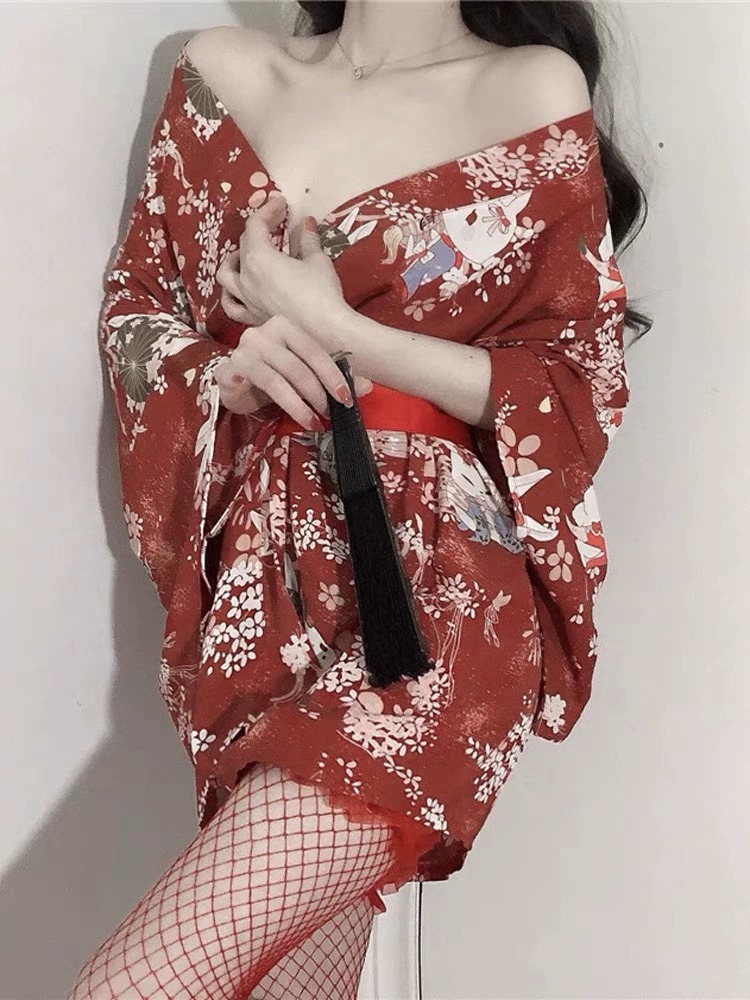 Kimono japonais sexuel, vêteme - Robe Silk Women avis et prix