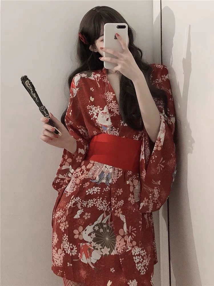 Kimono japonais sexuel, vêteme - Robe Silk Women avis et prix