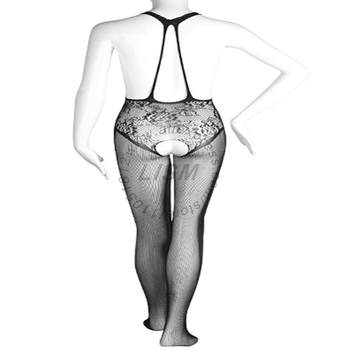 LISM Body sexy à col licou, dé - Bodystocking Fishnet avis et prix